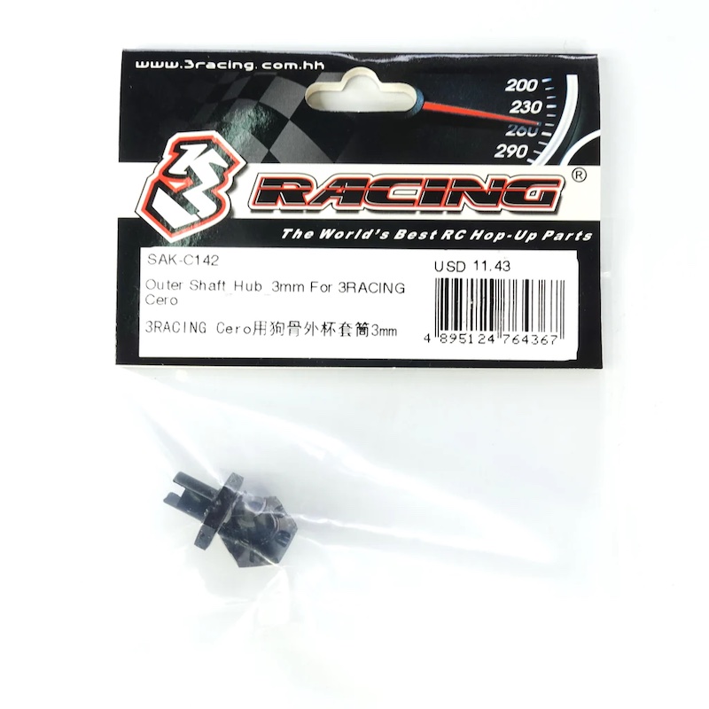 Hexagone de roue 3Mm Cero 3racing